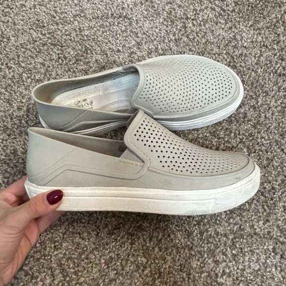 Crocs Citilane Roka Loafers Boat Shoes Grey - Picture 1 of 5